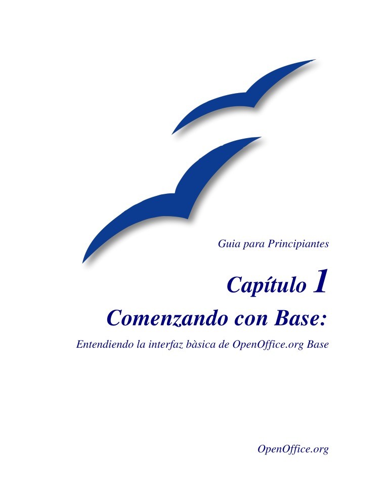 Imágen de pdf Capítulo 1 - Comenzando con Base: Entendiendo la interfaz básica de OpenOffice.org Base